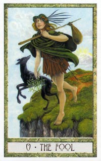 The Fool from Philips Carr-Gomms Druidcraft Tarot
